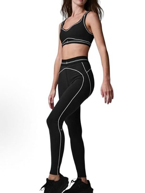 ALO Yoga Pants - NWT ALO Yoga Heart Throb Set 🤗 Airbrush Bra + High-Waist Throb Legging S-M